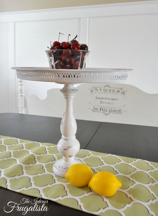 Repurposed Candlestick Silver Platter Pedestal Cake Stands Interior