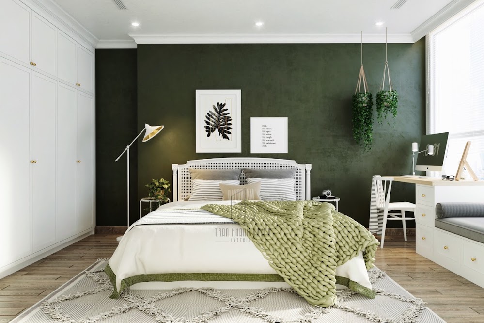 Green-bedroom