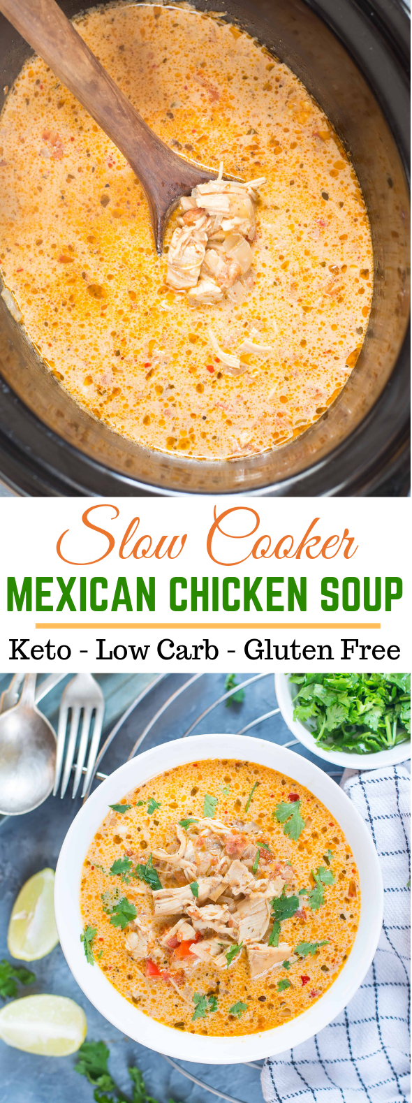 SLOW COOKER MEXICAN CHICKEN SOUP SLOW COOKER MEXICAN CHICKEN SOUP