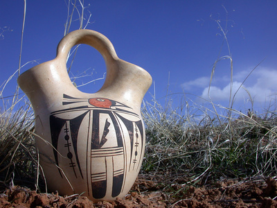 native american pottery, santa fe history