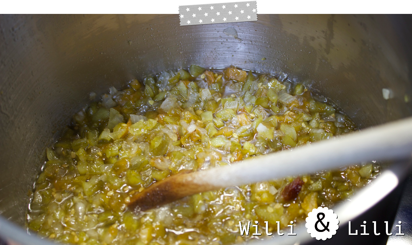 Willi & Lilli: Chutney aus grünen Tomaten Willi & Lilli: Chutney aus grünen Tomaten
