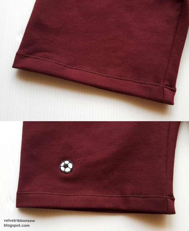 Boy's Shorts In Grey And Wine Colours