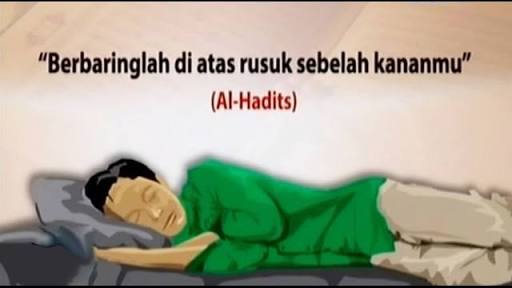 Posisi Tidur Miring Ke Kanan, Posisi Tidur Yang Dicontohkan Oleh Rasulullah