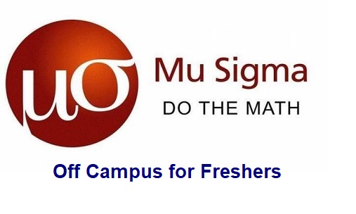 Mu Sigma Off Campus for Freshers as Trainee Decision Scientist ...