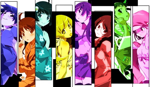 Resultado de imagem para monogatari series