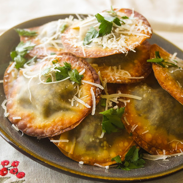 A Table At Robert Ridge Marsala Mushroom Baked Ravioli