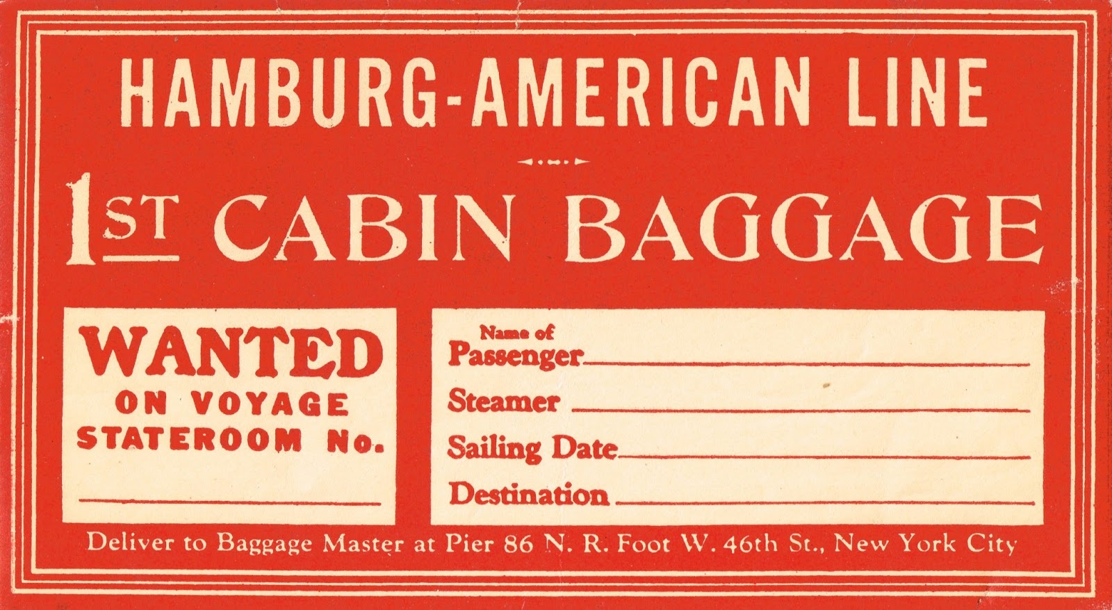 Luggage Labels Vintage 102