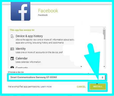 install facebook install facebook