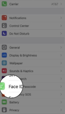 كيفية الدخول الى التطبيقات عبر بصمة الوجه Face ID