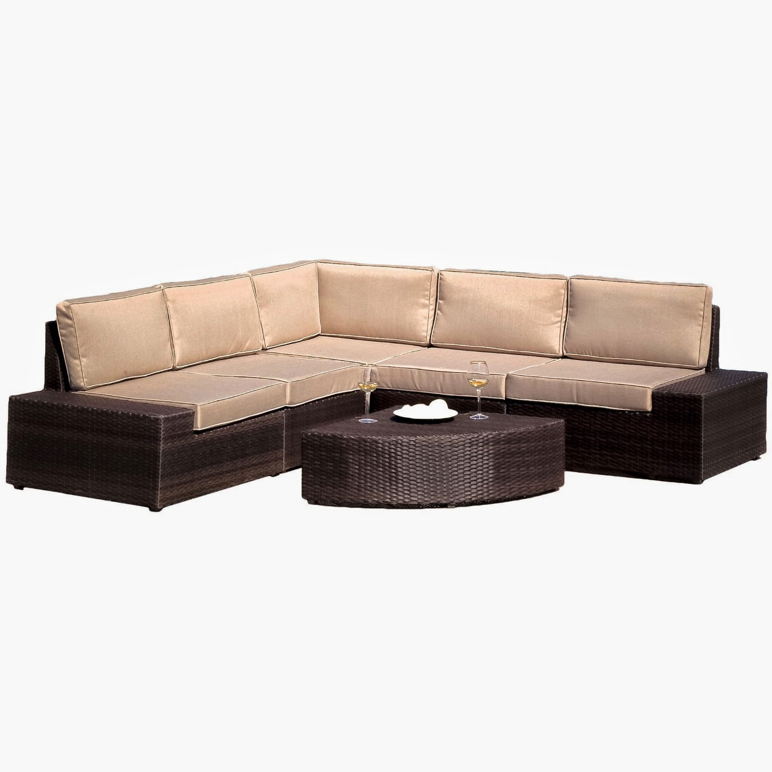 Best Selling Say Brook PE Wicker Sofa Set Best Selling Say Brook PE Wicker Sofa Set
