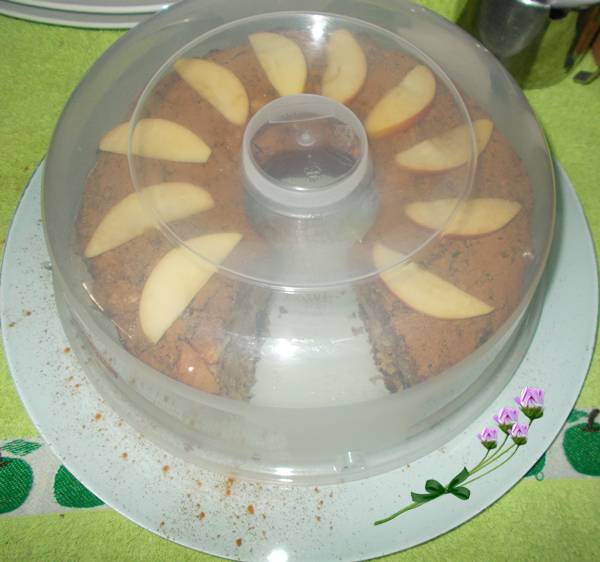 Bolo de aveia com maçã e ameixa Bolo de aveia com maçã e ameixa