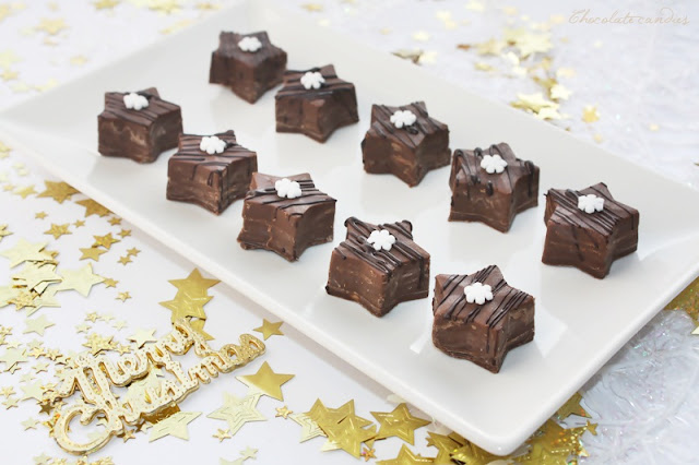 Bomboane de ciocolata cu ardei iute si unt de arahide