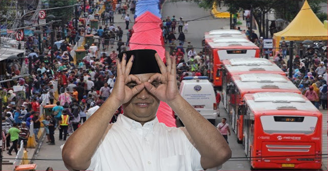 Hasil gambar untuk penataan tanah abang anies baswedan