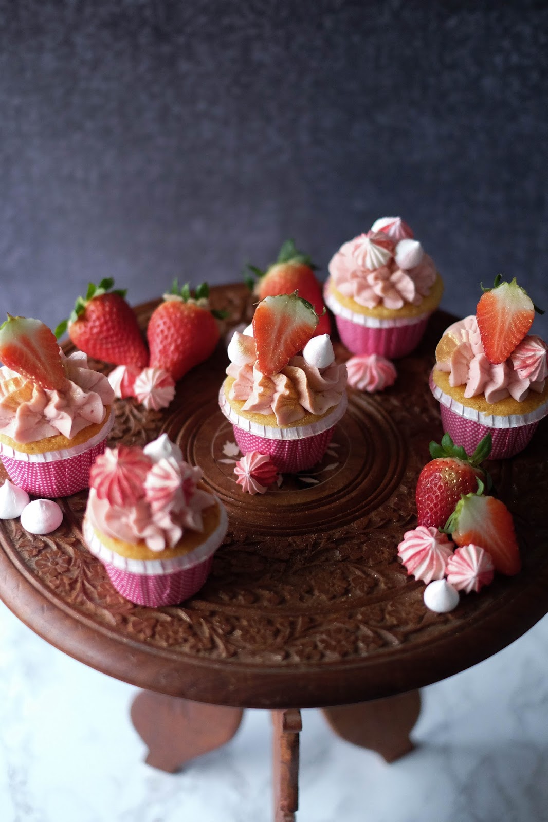 Erdbeer, Marshmallow Cupcakes | Marion&amp;#39;s Kaffeeklatsch