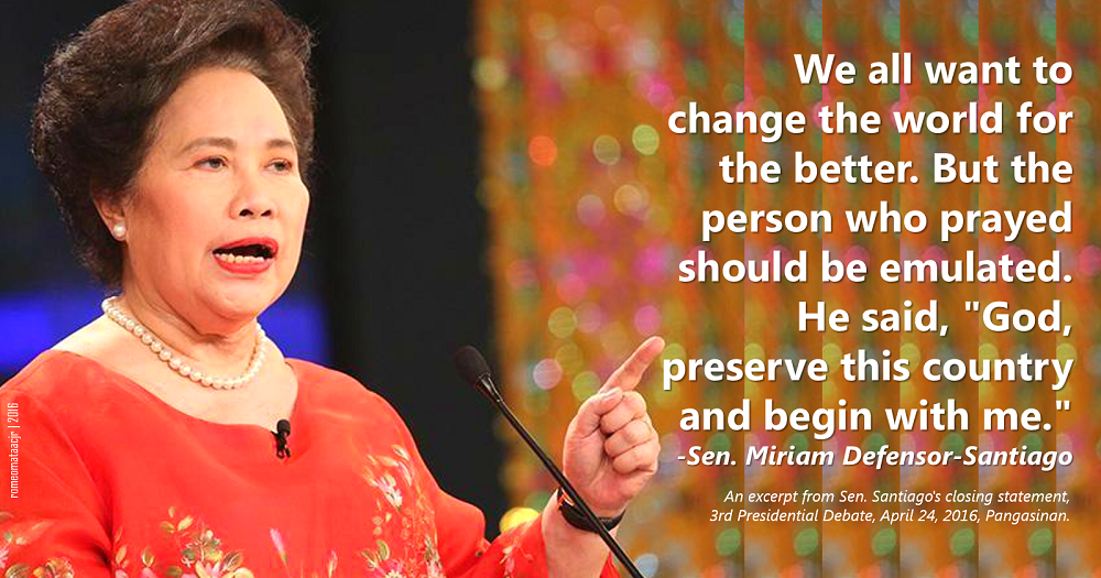 Miriam defensor santiago die image
