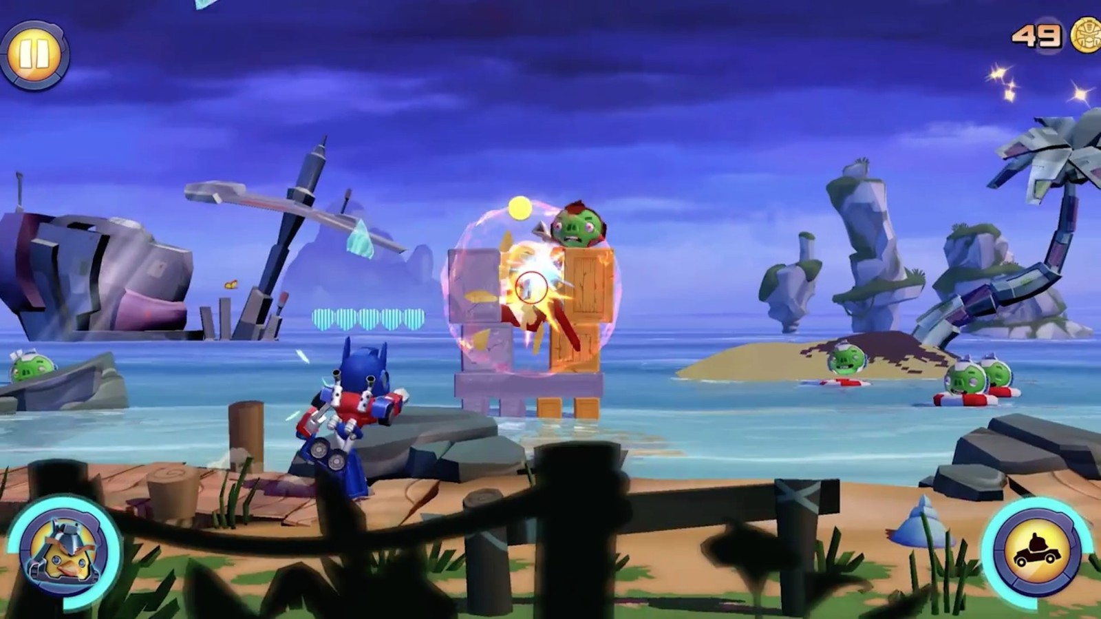 Angry Birds Transformers v1.36.5 Mod Apk Data Unlimtied Coins