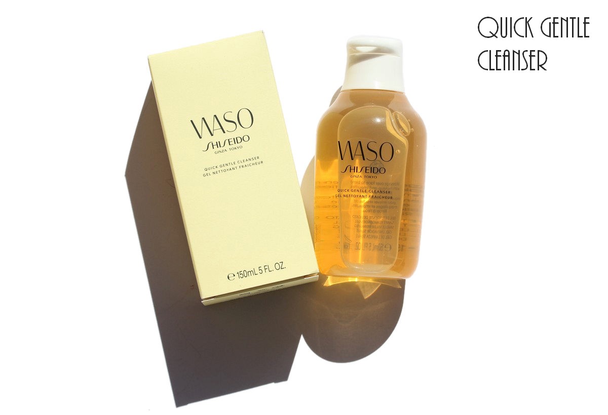 waso shiseido quick gentle cleanser