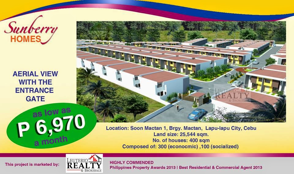 CEBU PABAHAY SUNBERRY HOMES AT SOONG, LAPULAPU CITY, CEBU