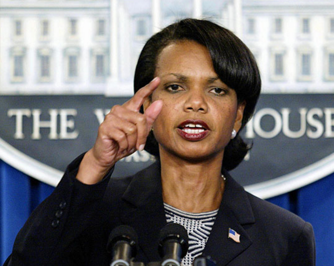 Condoleezza Rice is an American political researcher and negotiator. 