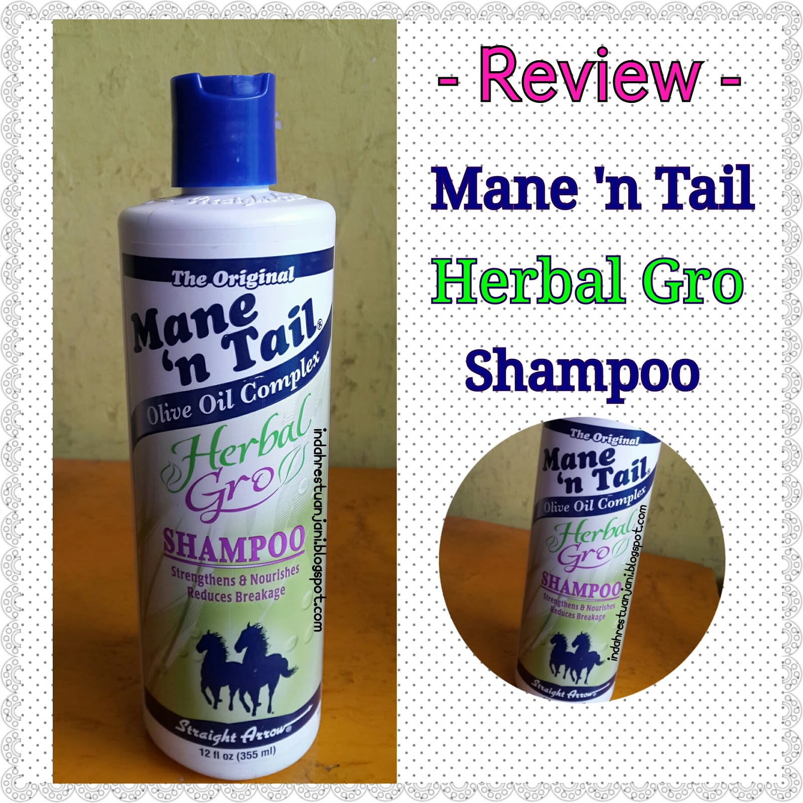 Indah Restu Anjani [REVIEW] The Original Mane 'n Tail Herbal Gro Shampoo