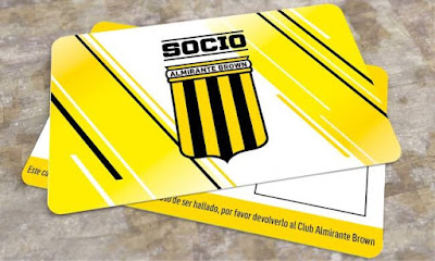 Resultado de imagen para carnet de socios almirante brown