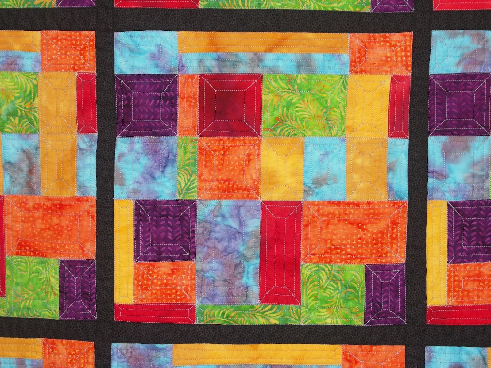Quilts SB: Q98 – Mondrian I – Quilt