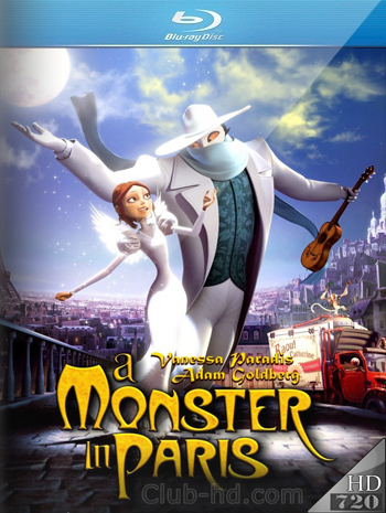 A Monster In Paris (2011) 720p BDRip Dual Latino-Ingles [Subt. Esp] (Animación)