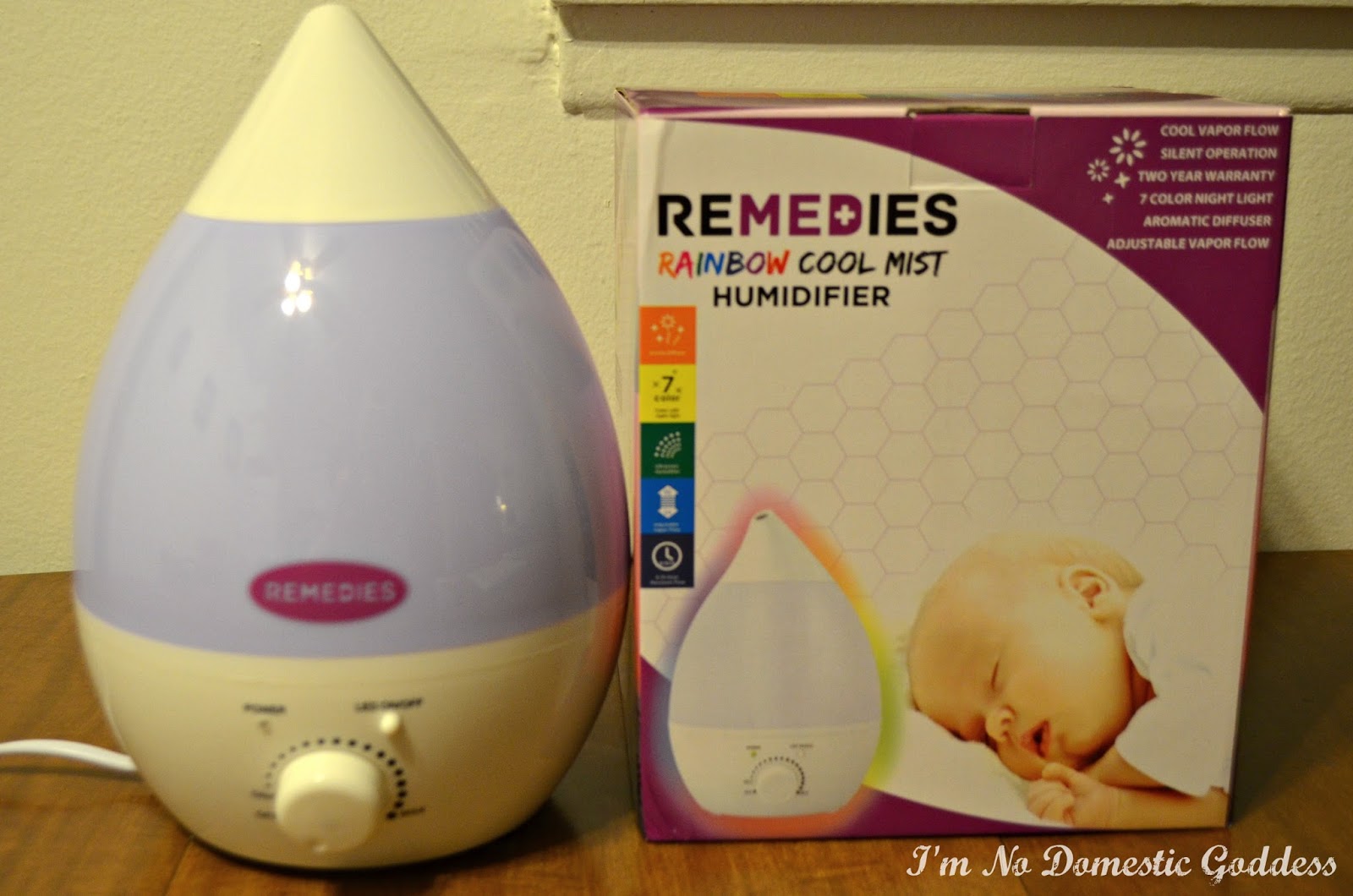 Remedies Rainbow Cool Mist Humidifier Review & Giveaway I'm No