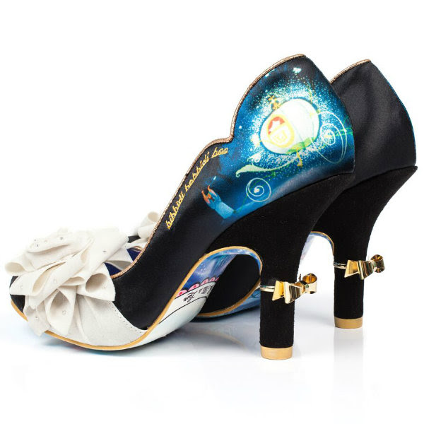 irregular choice cinderella Bibiddi Bobbidi carriage print detail irregular choice cinderella Bibiddi Bobbidi carriage print detail