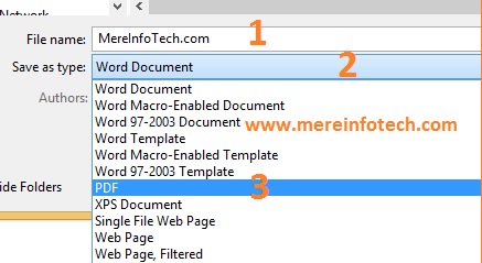 how to convert a word file to pdf