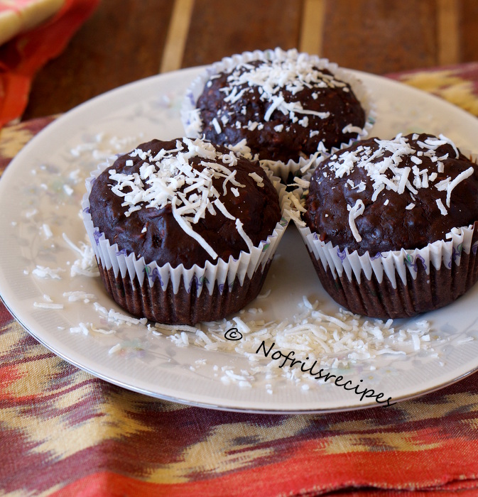 Chocolate Coconut Muffin ~ 巧克力椰子玛芬