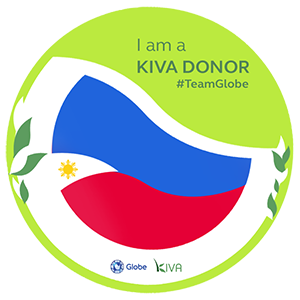 I'm a Kiva Donor badge