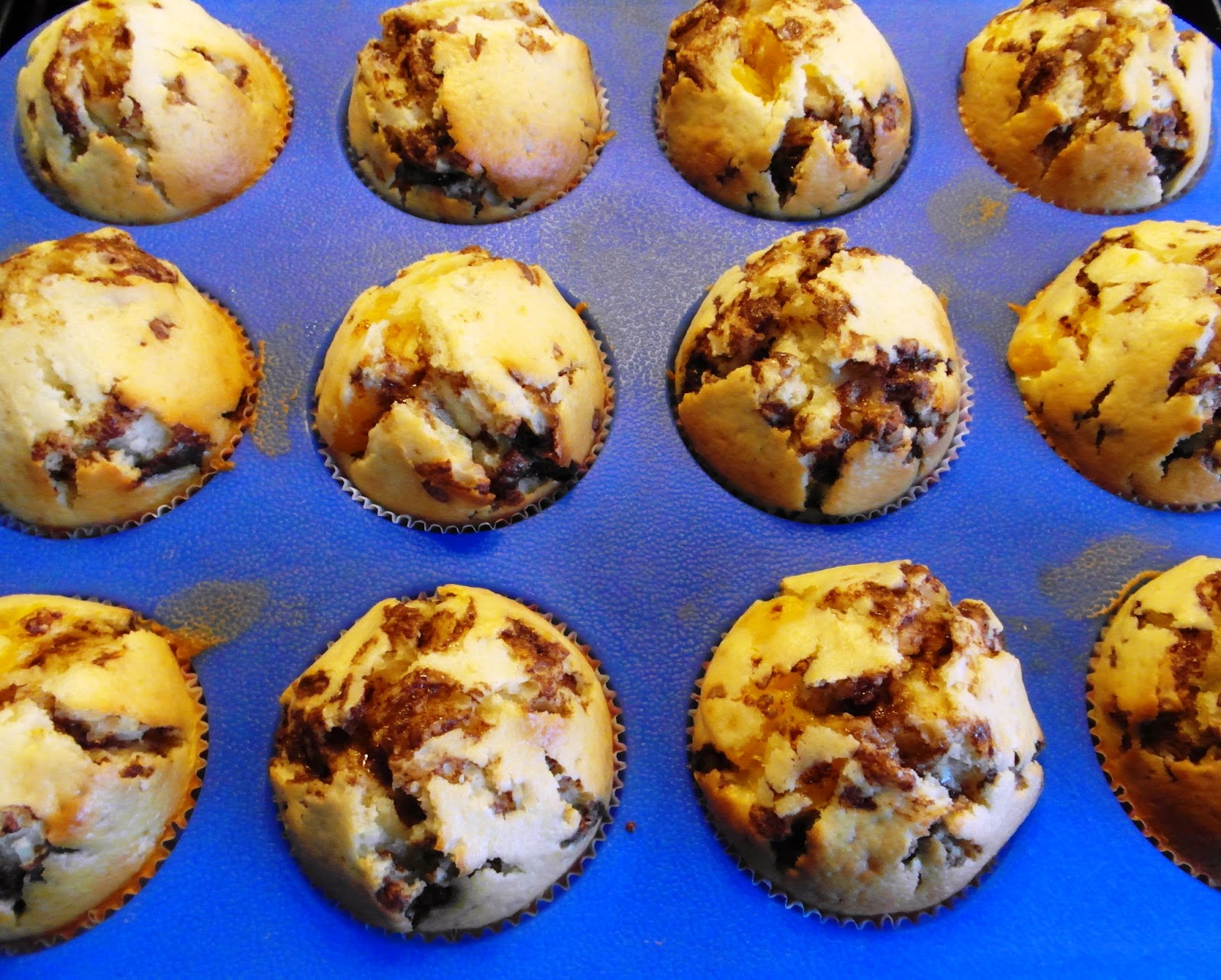 Zauber Zeller: Mandarinen Schokoladen Muffins