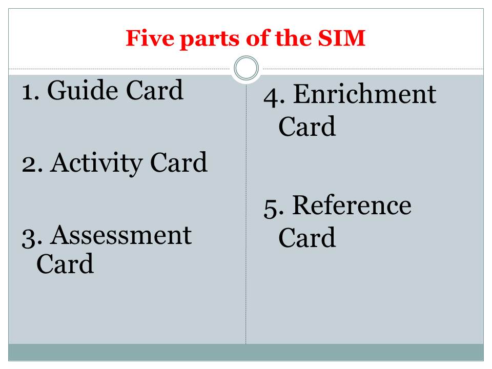 tSoKtOk SIM 101 The Basics of Developing Strategic Intervention