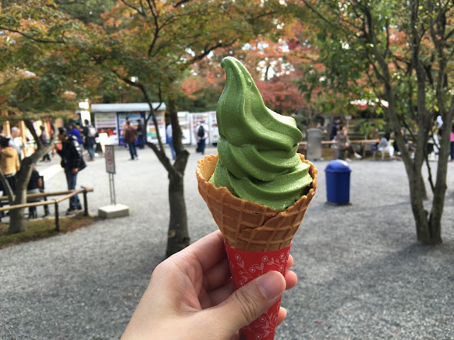 matcha green tea ice cream soft