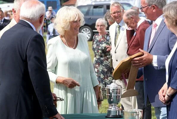 The Prince of Wales and the Duchess of Cornwall visited Sandringham Flower Show 2019 at Sandringham House