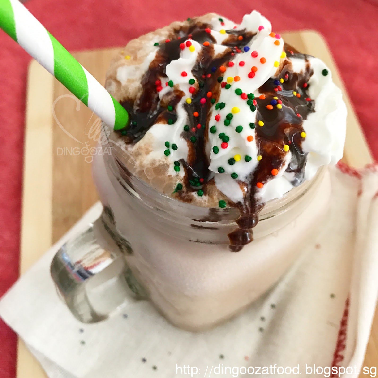 Miki's Food Archives Double Chocolate Chips Frappe 双重巧克力冰沙