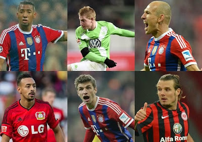 11 Pemain Terbaik Liga Jerman 2014-2015