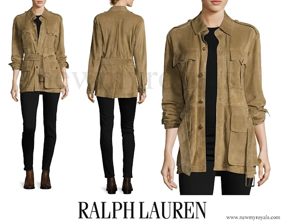 Princess Charlene wore Ralph Lauren Safari Jacket