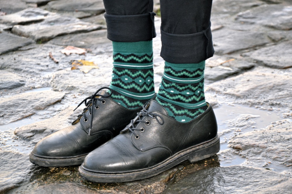 Aztec Socks Richer Poorer - chaussettes blog mode homme