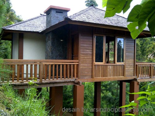 70 Desain Rumah Kayu Minimalis Sederhana dan Klasik ...