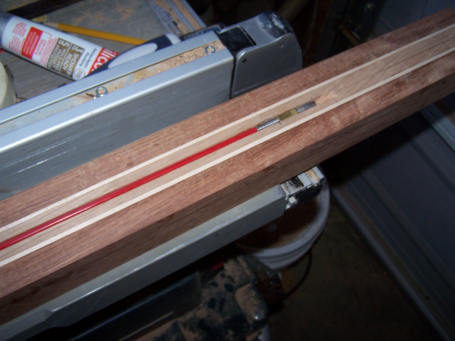 My Neck Thru Guitar Build Dual Action Truss Rod install