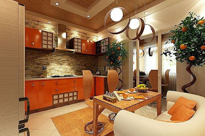 Japanese style kitchen design decor cabinets ideas 2019