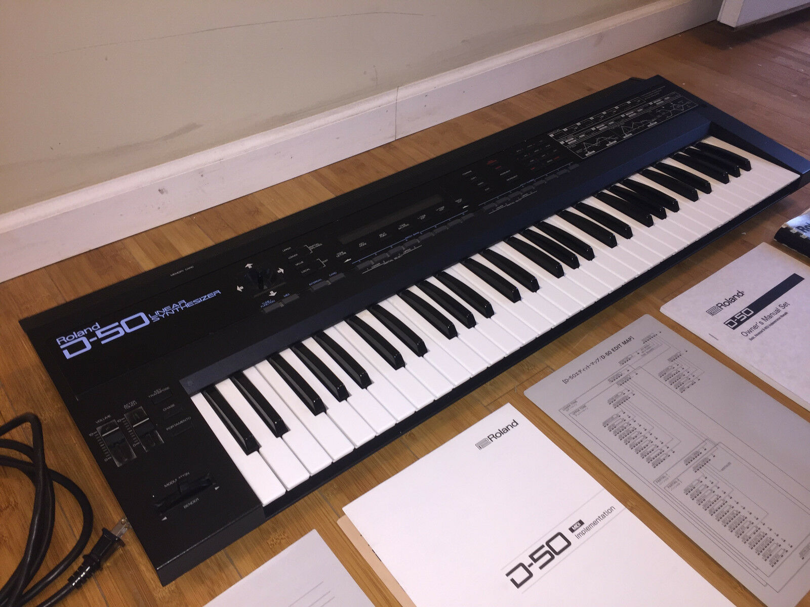 MATRIXSYNTH Roland D50 Digital Linear Synthesizer Keyboard SN GA41057