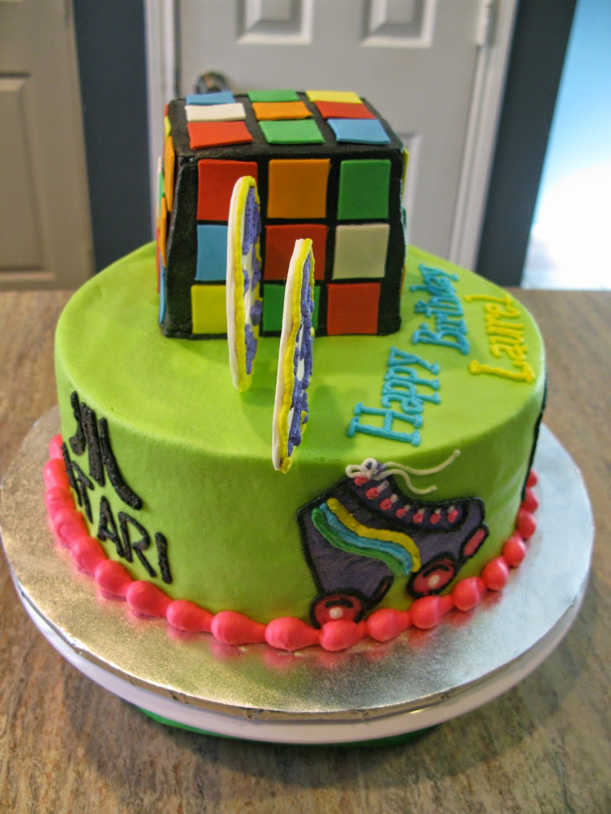 A Counselor's Confections: 80's Themed Birthday Cake