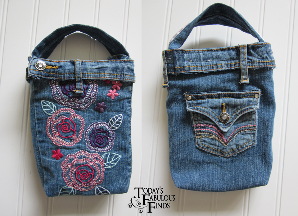 Pin on Denim bag