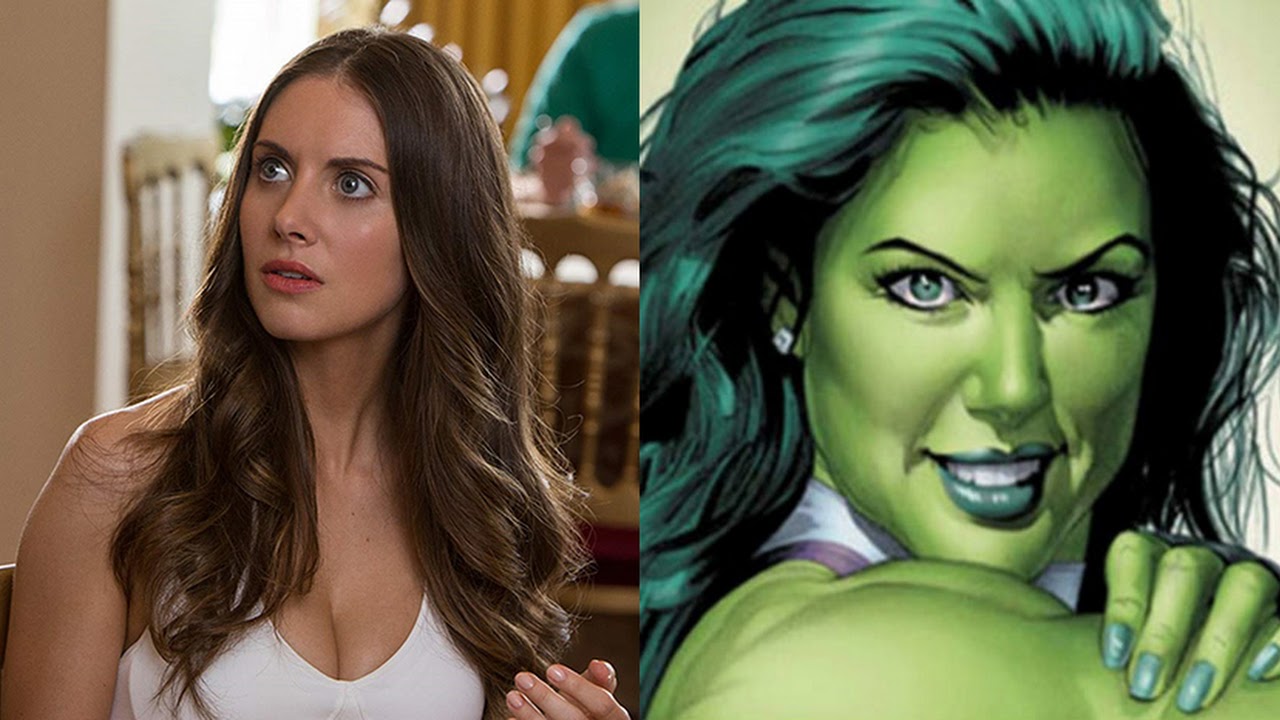Alison Brie é Mulher-Hulk em incrível arte da BossLogic