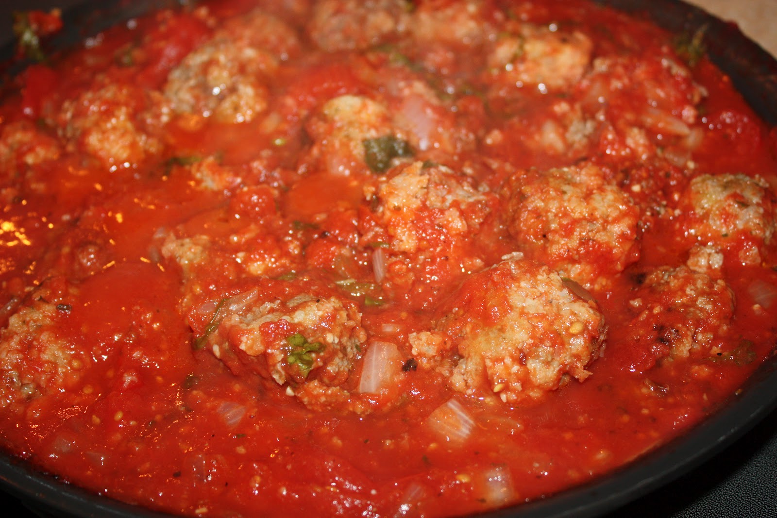 cooking with crystal meatballs with rigatoni