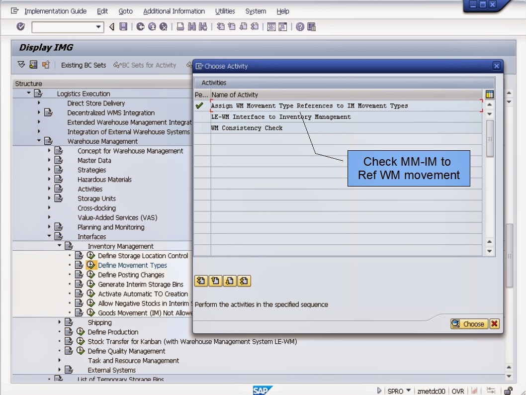 青蛙SAP分享 Froggy's SAP sharing WMS Transfers Unrestricted to Block