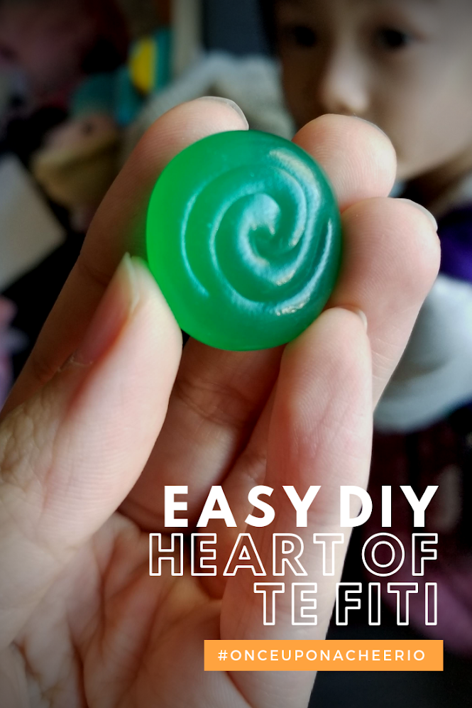 DIY Moana's Heart of Te Fiti Rock Oyumaru Plastic Clay DIY Moana's Heart of Te Fiti Rock Oyumaru Plastic Clay